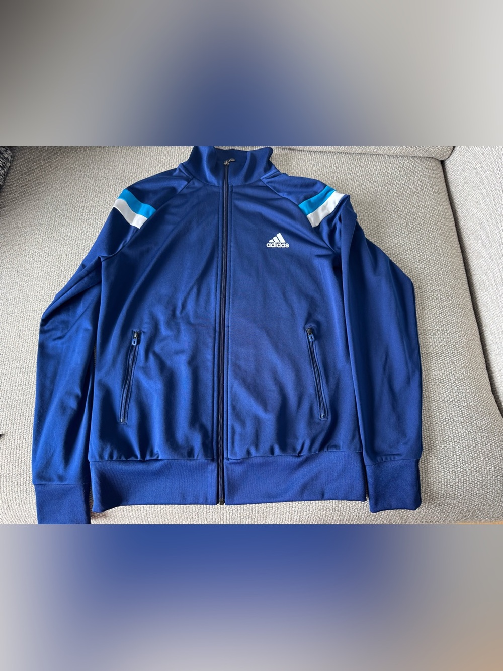 Adidas Blue Track Jacket